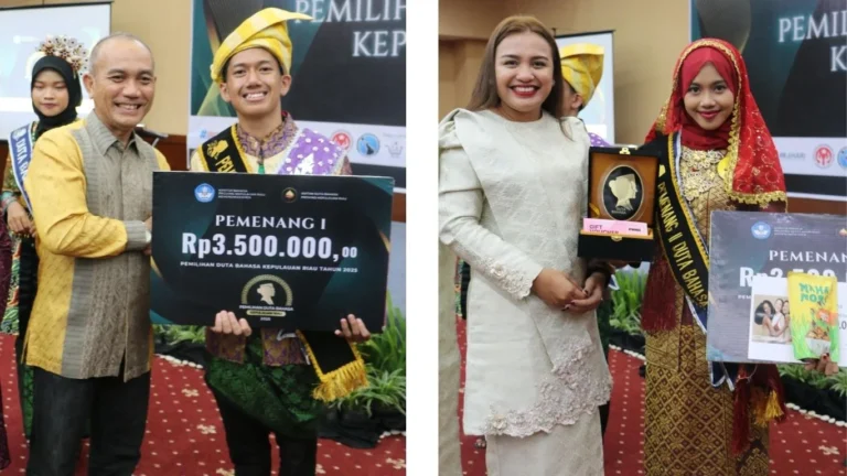 Buktikan Keunggulan, Mahasiswa PBI UMRAH Dinobatkan sebagai Duta Bahasa Putra Terbaik Kepri 2025